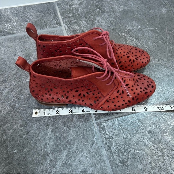 Sixty Seven Leather Booties Cognac Brown Size EU38 US7.5 Made in Spain - Picture 11 of 16